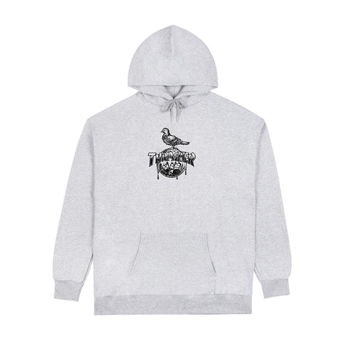 Thrasher X Antihero Cover The Earth Sweat A Capuche - Ash Grey - Streetart.fr
